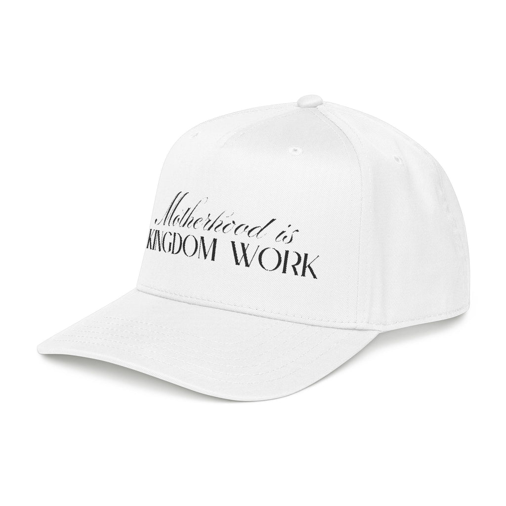 Motherhood Is Kingdom Work Hat | Christian Mom Cap.