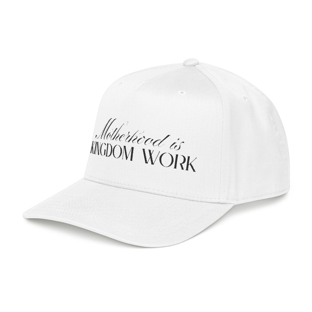 Motherhood Is Kingdom Work Hat | Christian Mom Cap.
