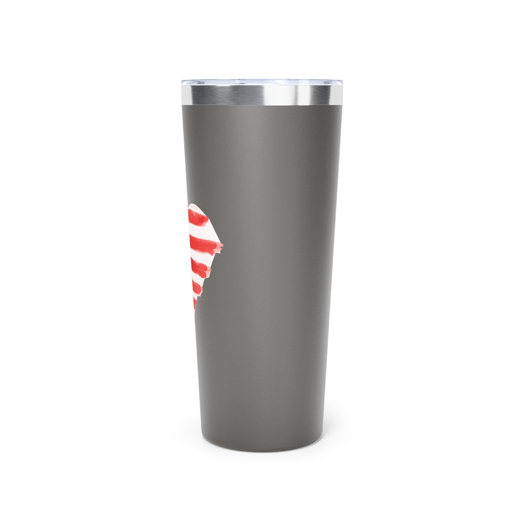 American Patriotic Heart, Diamonds Tumbler | Personalized Insulated Travel Mug, 22 oz.