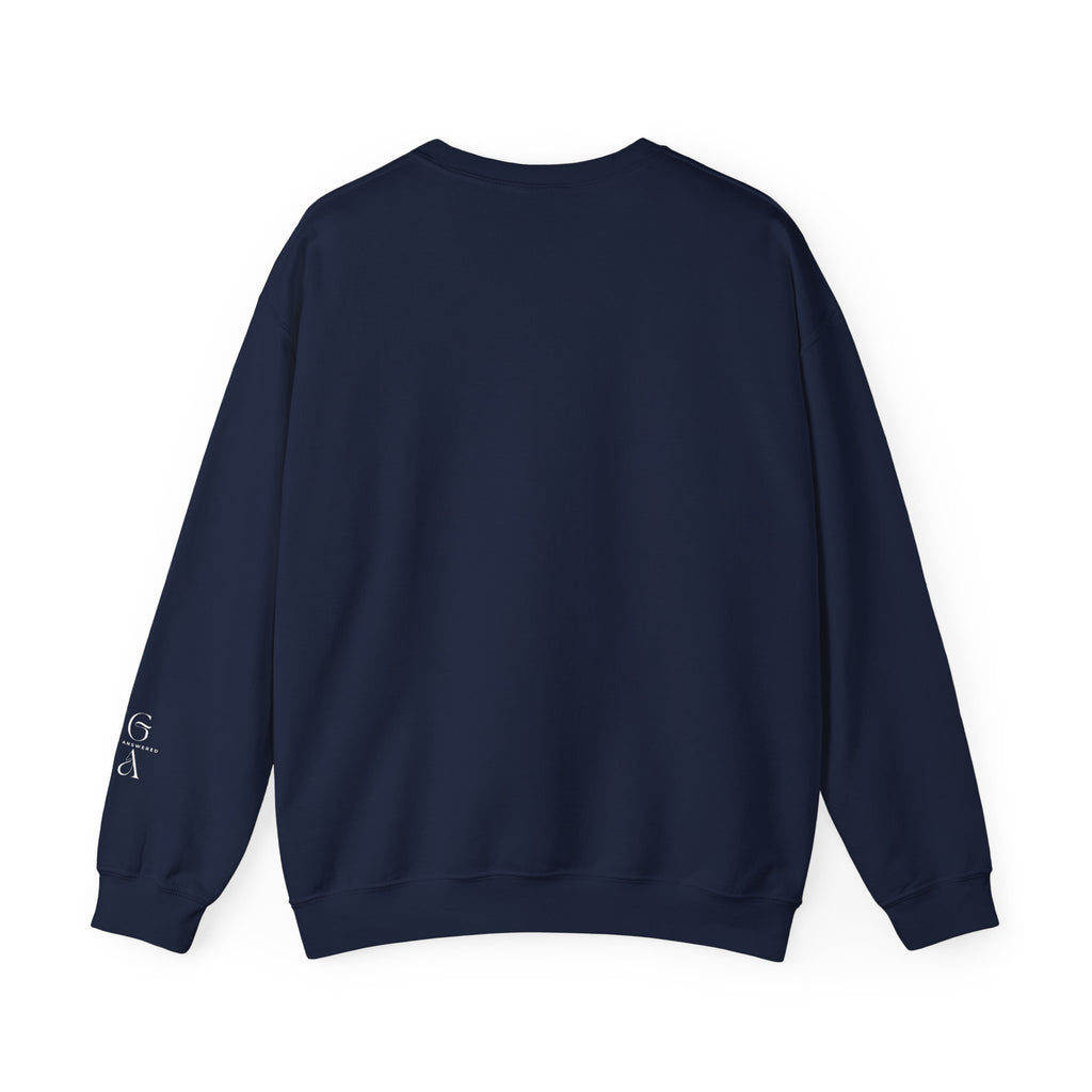 Make Heaven Crowded Script Sweater | Christian Sweater.