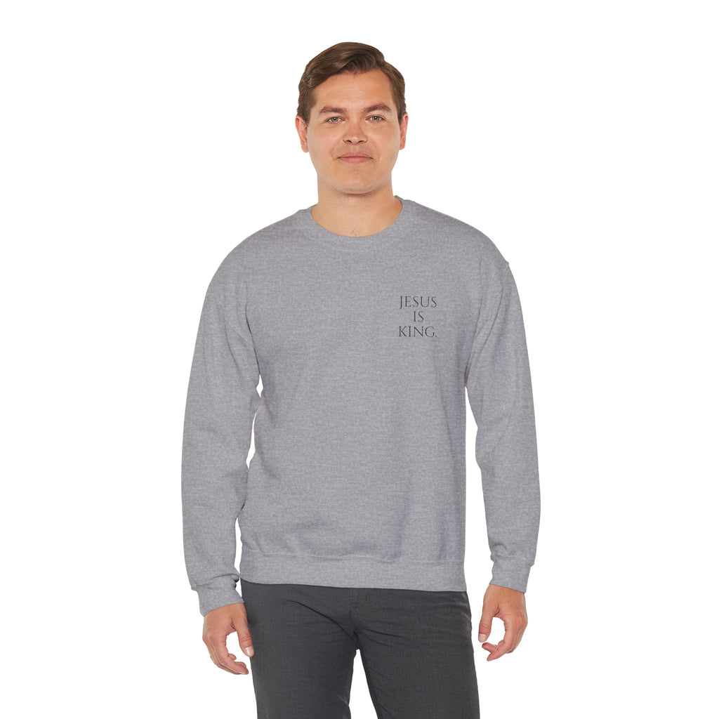 Jesus Is King | Revelation 17:14 Christian Sweatshirt | My God Has Answered.