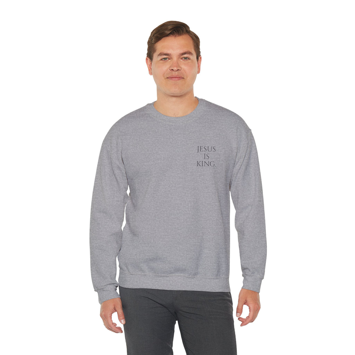 Jesus Is King | Revelation 17:14 Christian Sweatshirt | My God Has Answered.