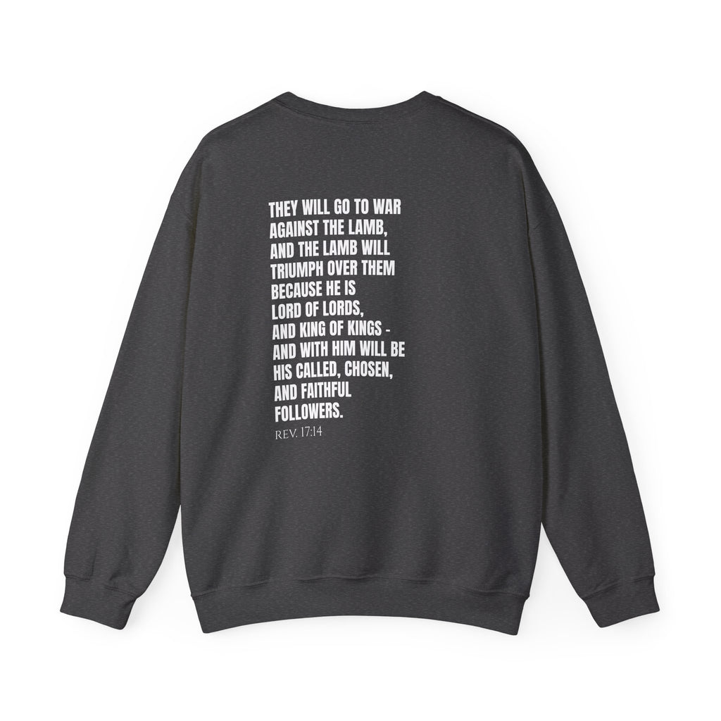Jesus Is King | Revelation 17:14 Christian Sweatshirt | My God Has Answered.