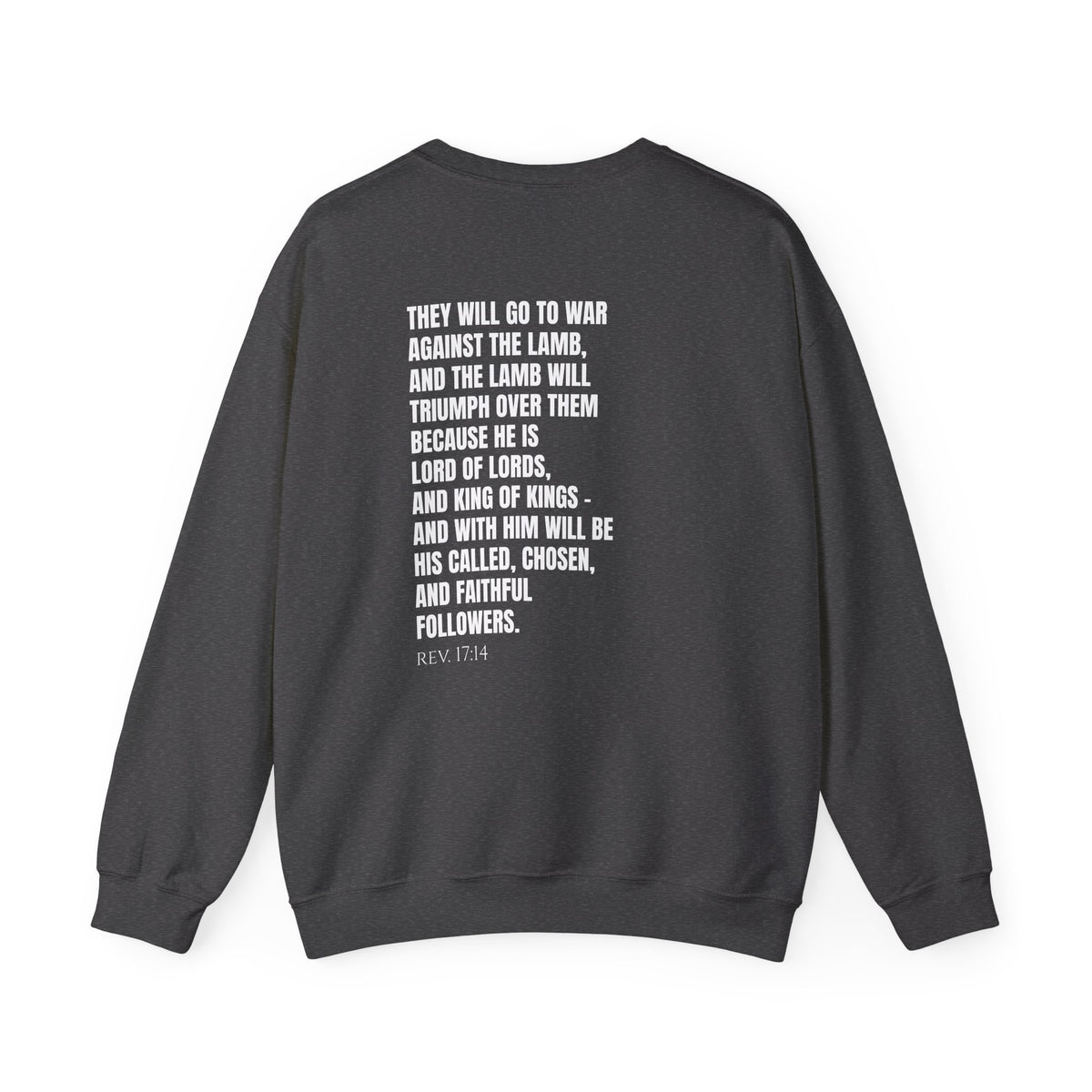 Jesus Is King | Revelation 17:14 Christian Sweatshirt | My God Has Answered.