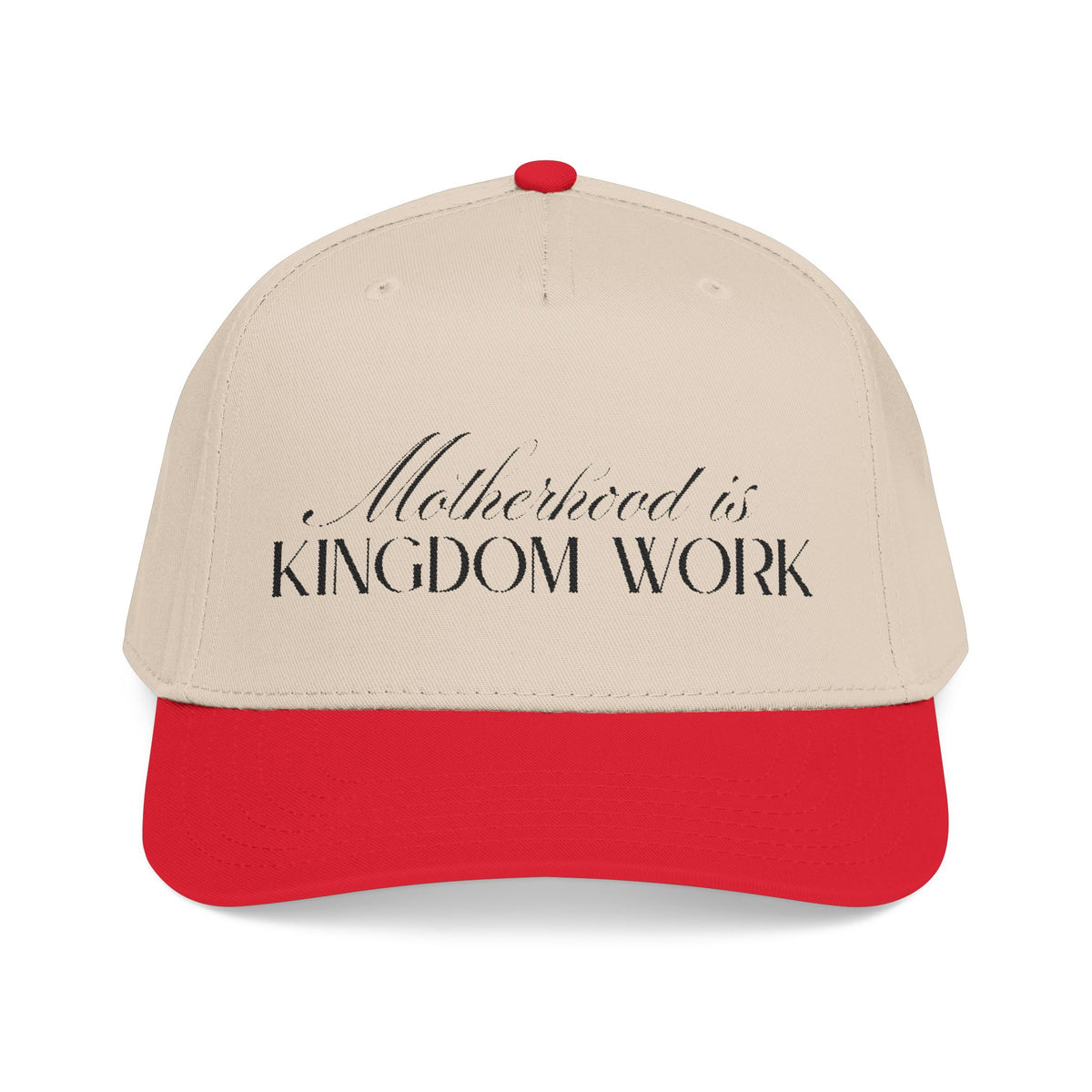 Motherhood Is Kingdom Work Hat | Christian Mom Cap.
