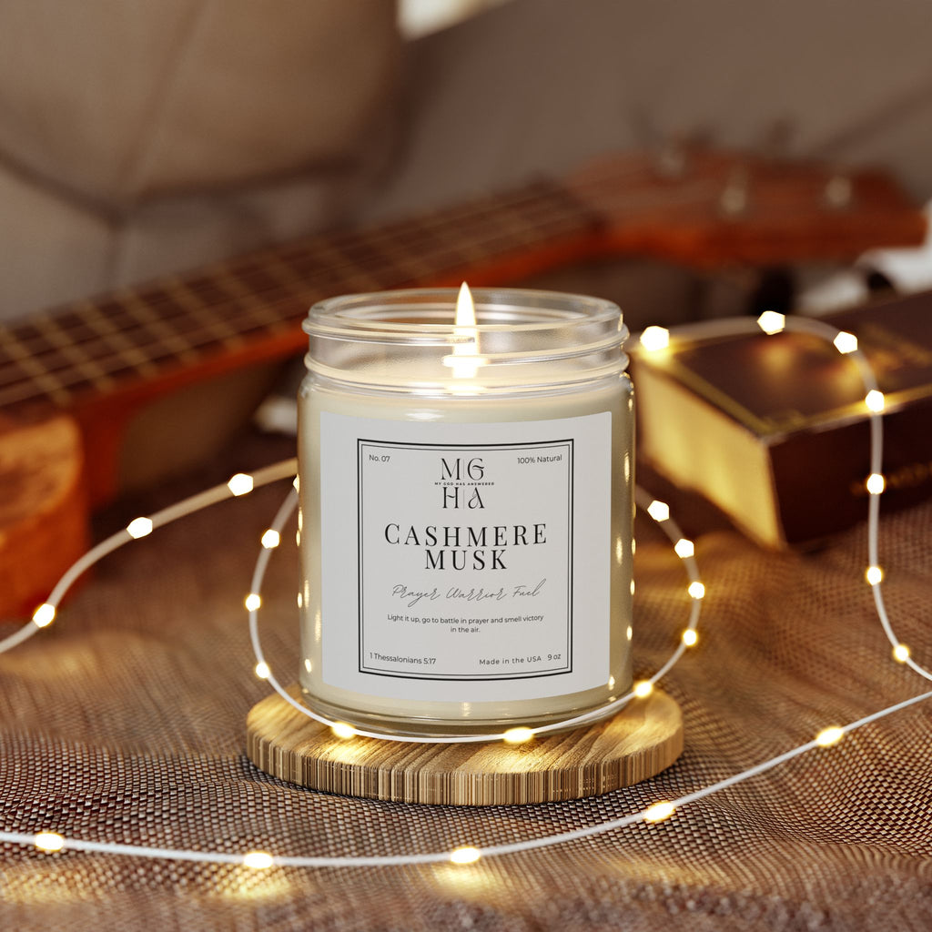 Prayer Warrior Fuel Candle | Cashmere Scented Candle (4oz, 9oz)
