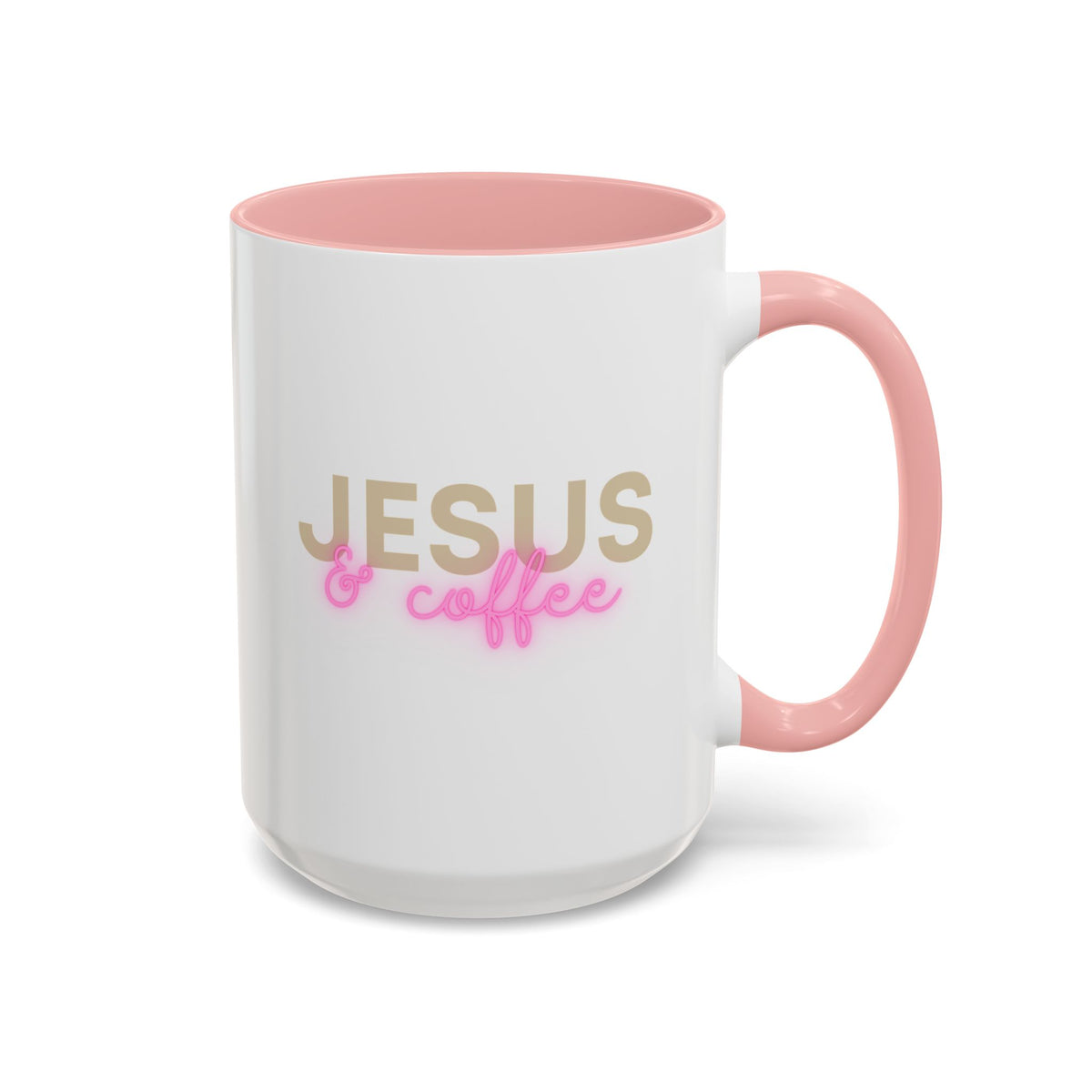 Jesus & Coffee | Accent Mug | Faithful Morning Beverage | 15 oz.