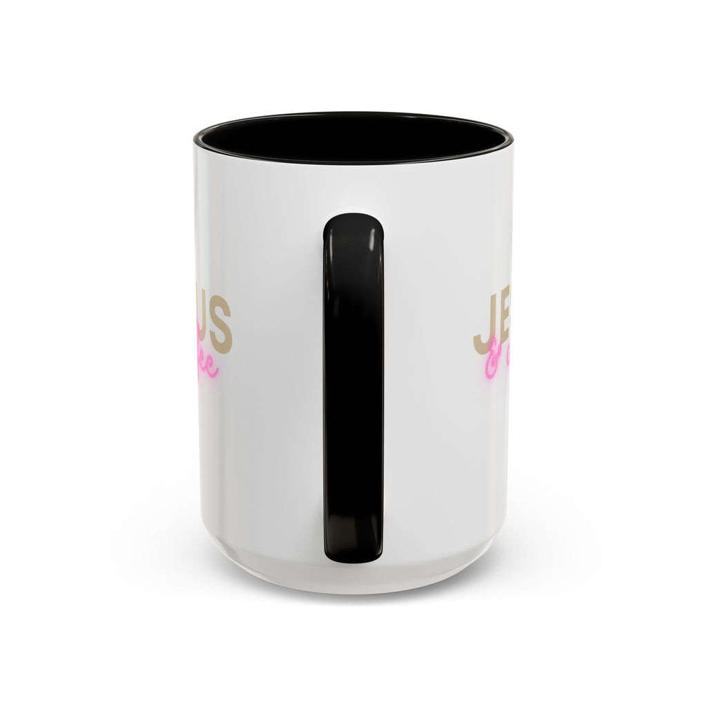 Jesus & Coffee | Accent Mug | Faithful Morning Beverage | 15 oz.