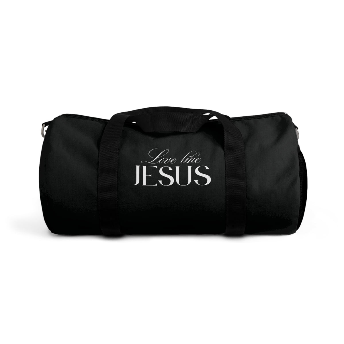 Love Like Jesus | Black Stylish Duffel Bag.