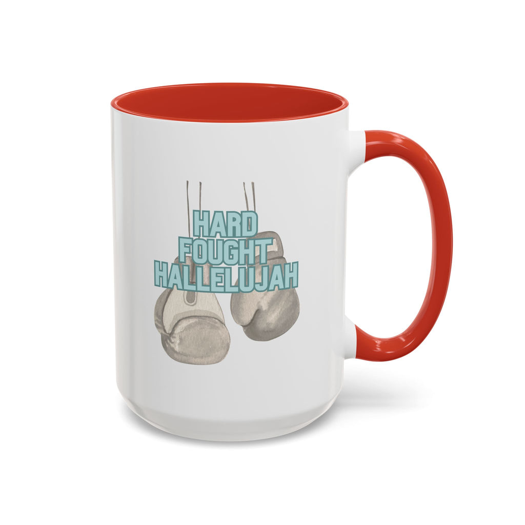 Hard Fought Hallelujah | Accent Coffee Mug, 15oz.