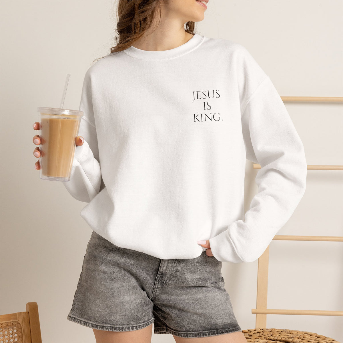 Jesus Is King | Revelation 17:14 Christian Sweatshirt | My God Has Answered.