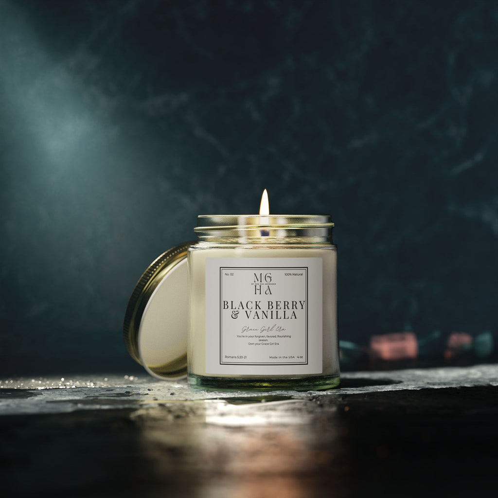 Grace Girl Era Candle | Blackberry Vanilla Scented Candle (4oz, 9oz)