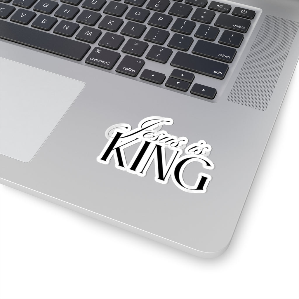Jesus Is King Sticker | Bold Christian Vinyl Sticker