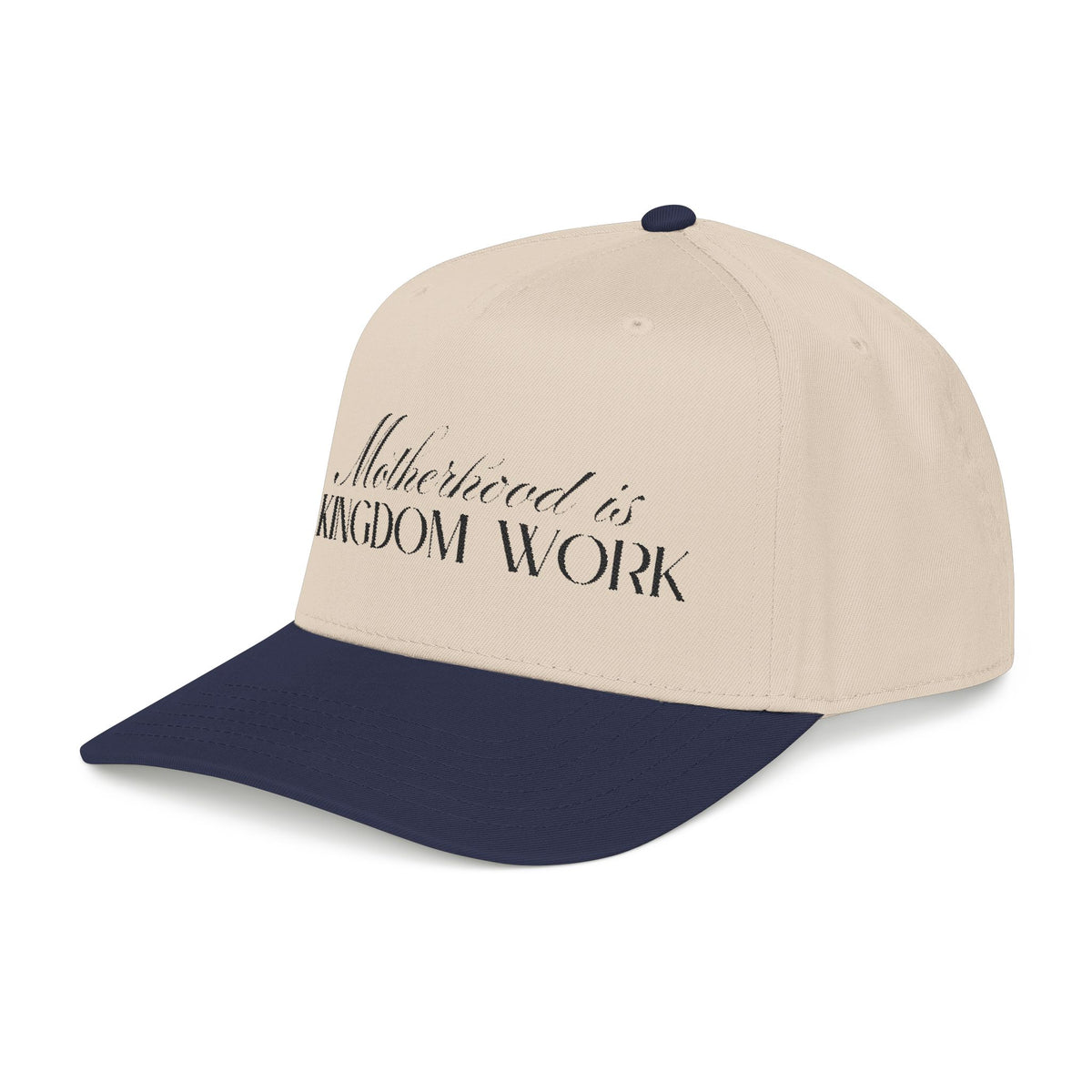Motherhood Is Kingdom Work Hat | Christian Mom Cap.