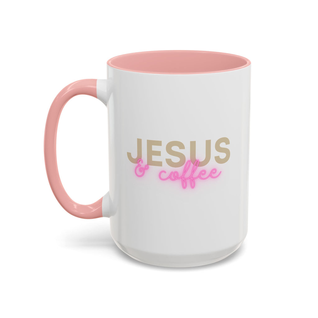 Jesus & Coffee | Accent Mug | Faithful Morning Beverage | 15 oz.
