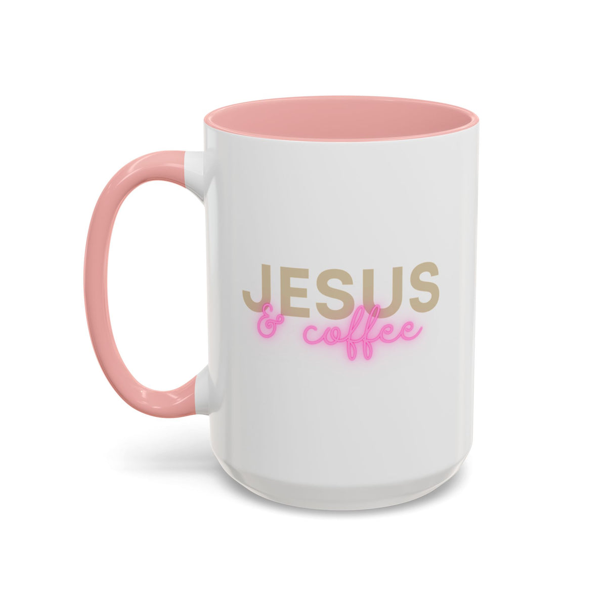 Jesus & Coffee | Accent Mug | Faithful Morning Beverage | 15 oz.