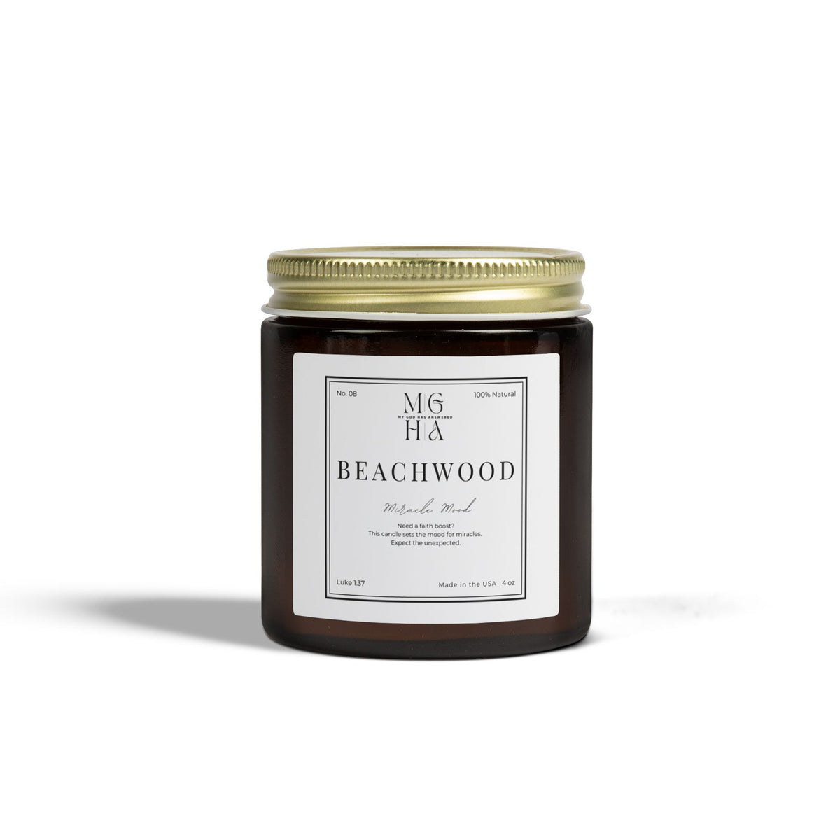 Miracle Mood Candle | Beachwood Scented Candle (4oz, 9oz)