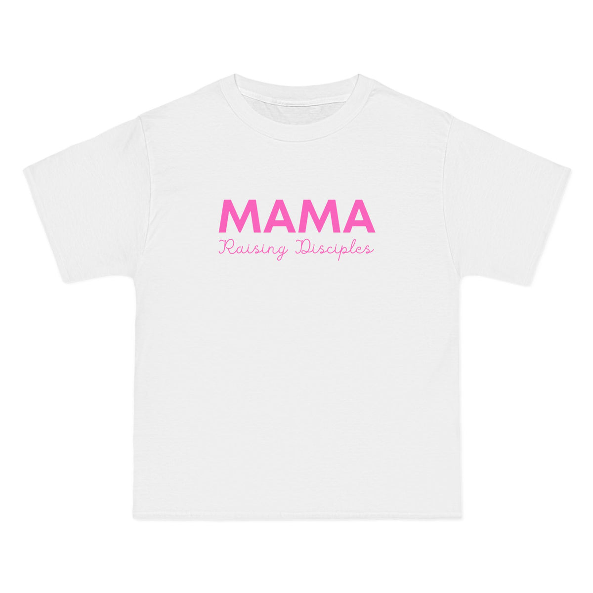Mama Raising Disciples Oversized Tee | Christian Mom Shirt.