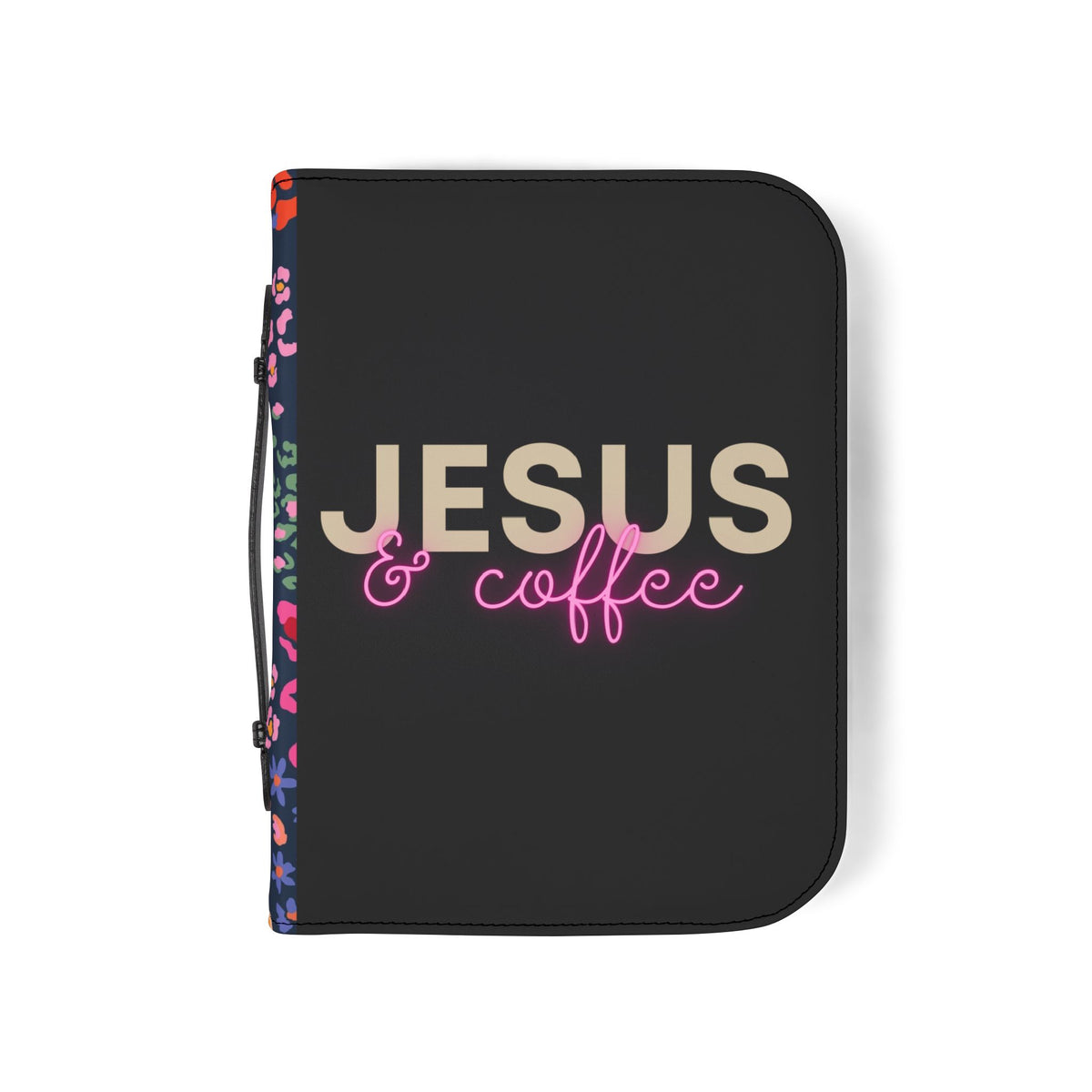 Jesus And Coffee Bible Cover | Personalized Bible Case.