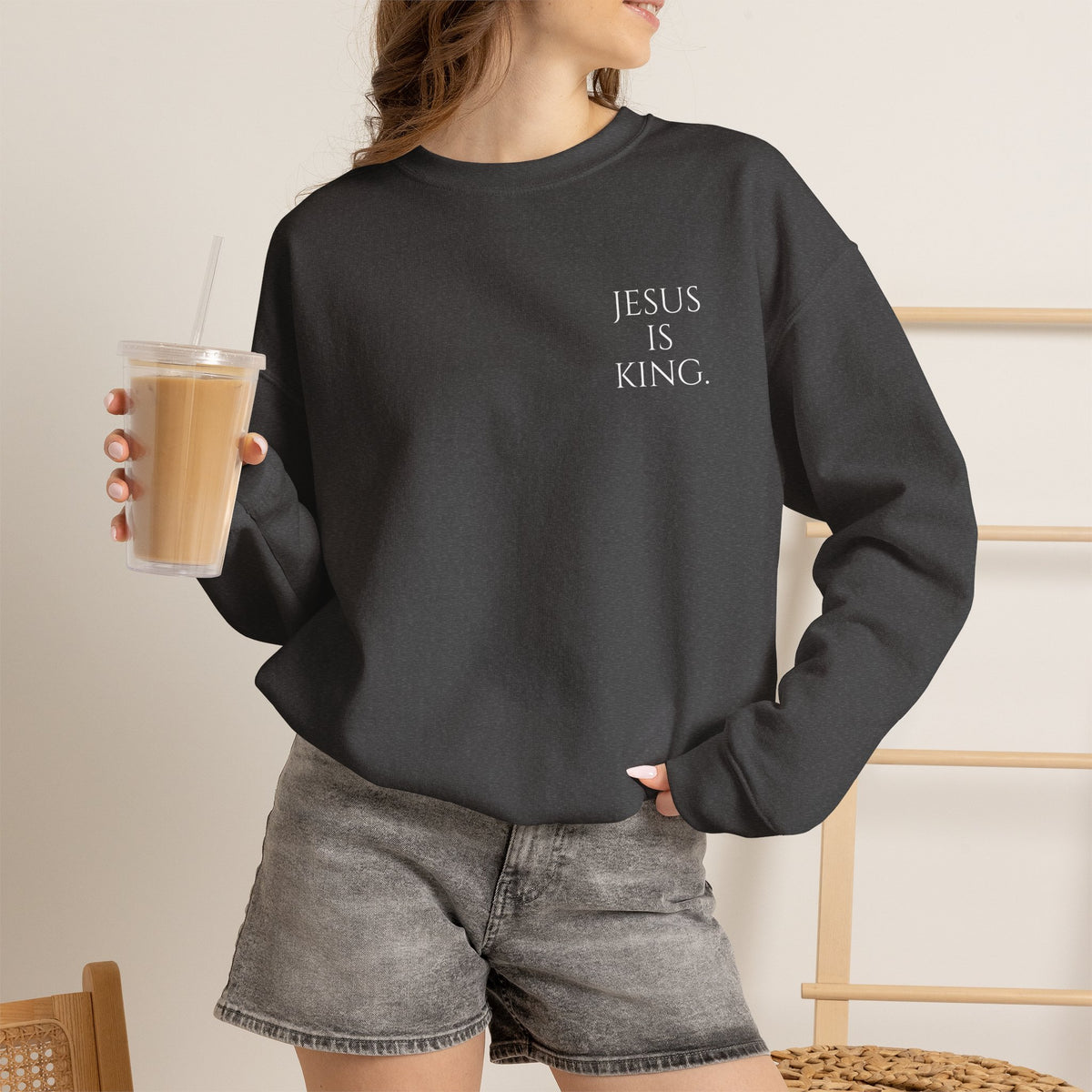 Jesus Is King | Revelation 17:14 Christian Sweatshirt | My God Has Answered.