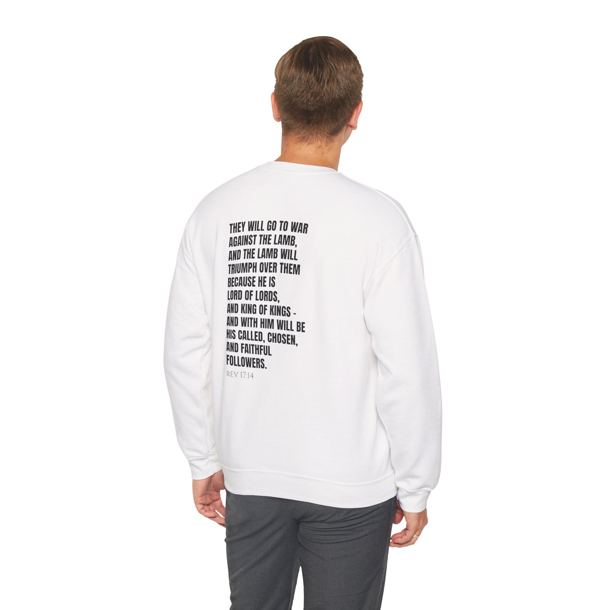 Jesus Is King | Revelation 17:14 Christian Sweatshirt | My God Has Answered.