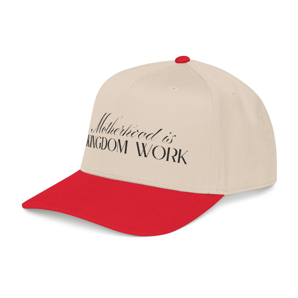 Motherhood Is Kingdom Work Hat | Christian Mom Cap.
