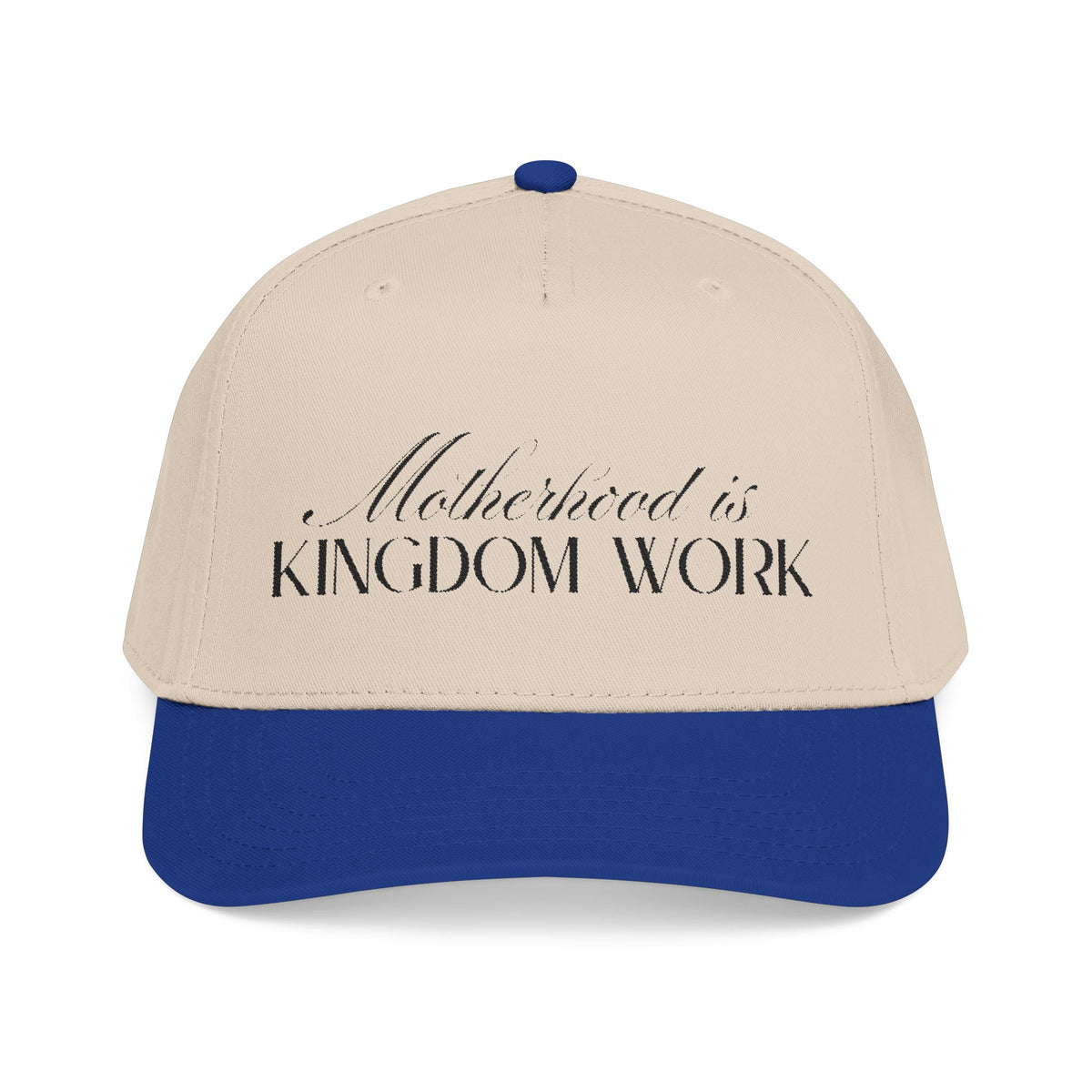 Motherhood Is Kingdom Work Hat | Christian Mom Cap.