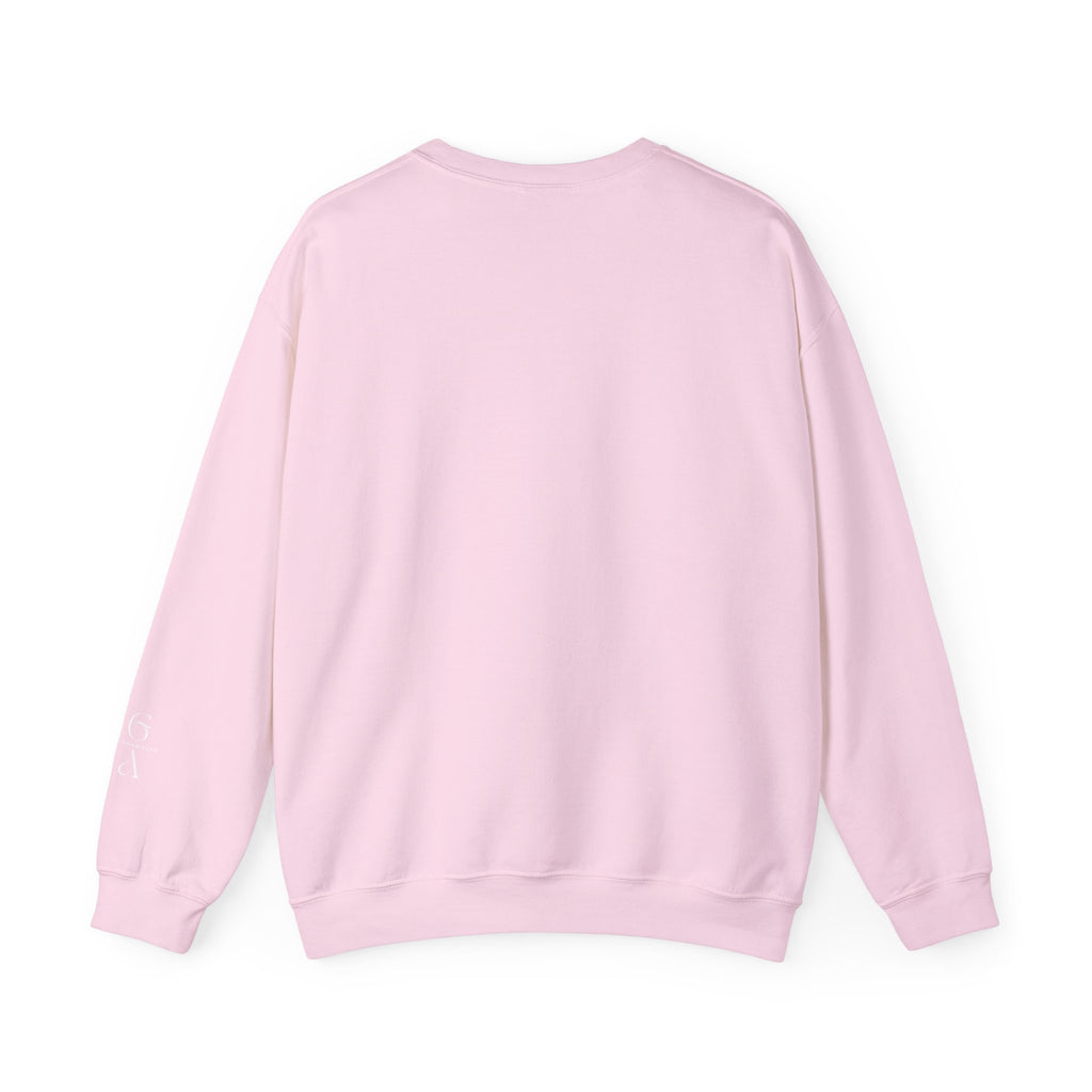 Make Heaven Crowded Script Sweater | Christian Sweater.