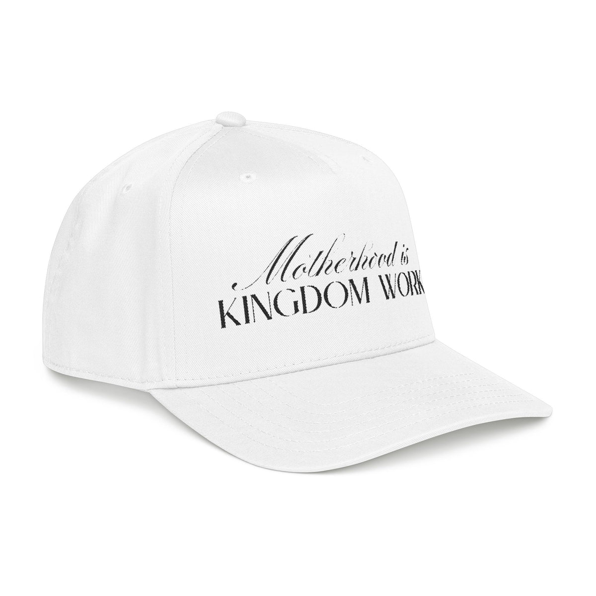 Motherhood Is Kingdom Work Hat | Christian Mom Cap.