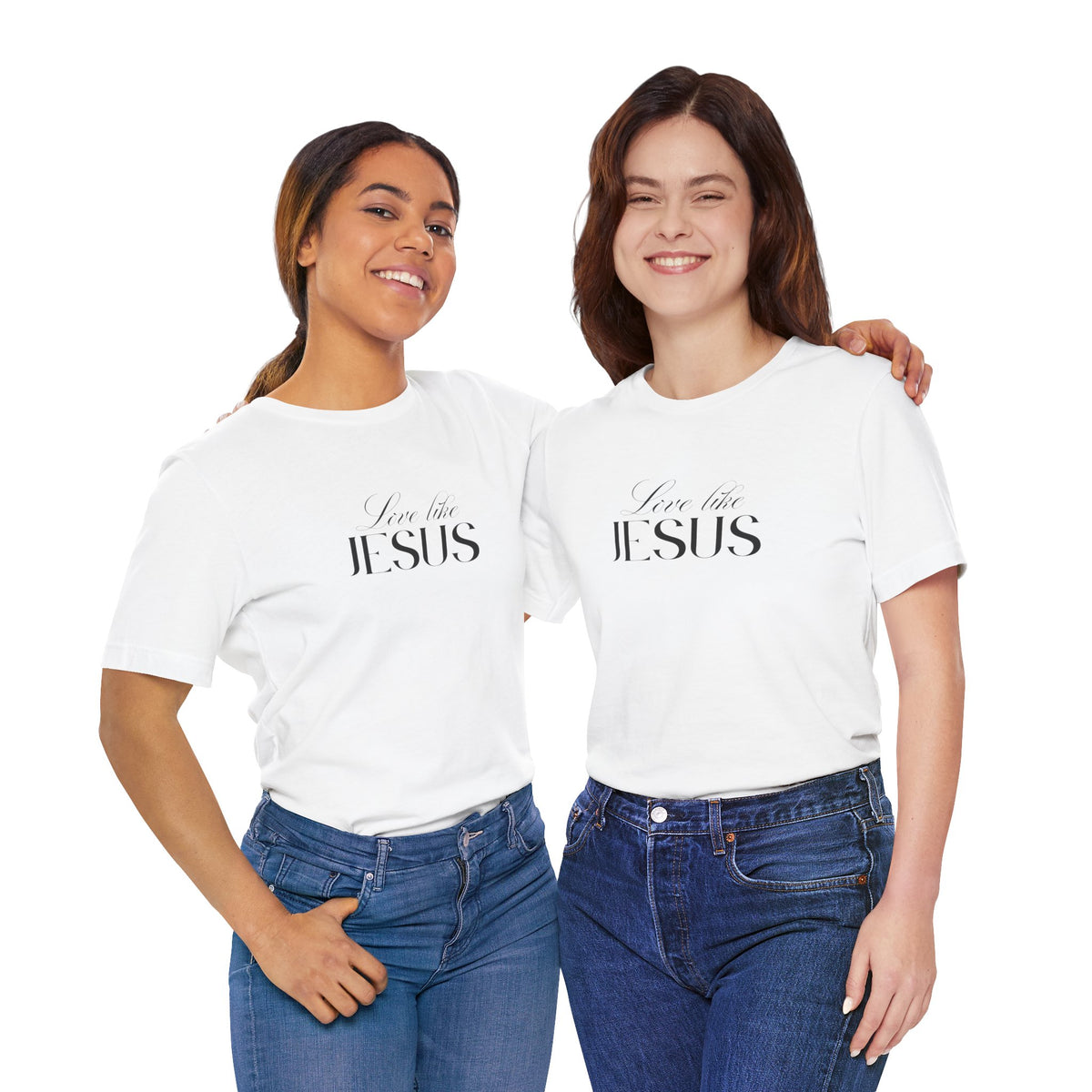 Love Like Jesus Soft Comfy Tee | Christian Shirt.