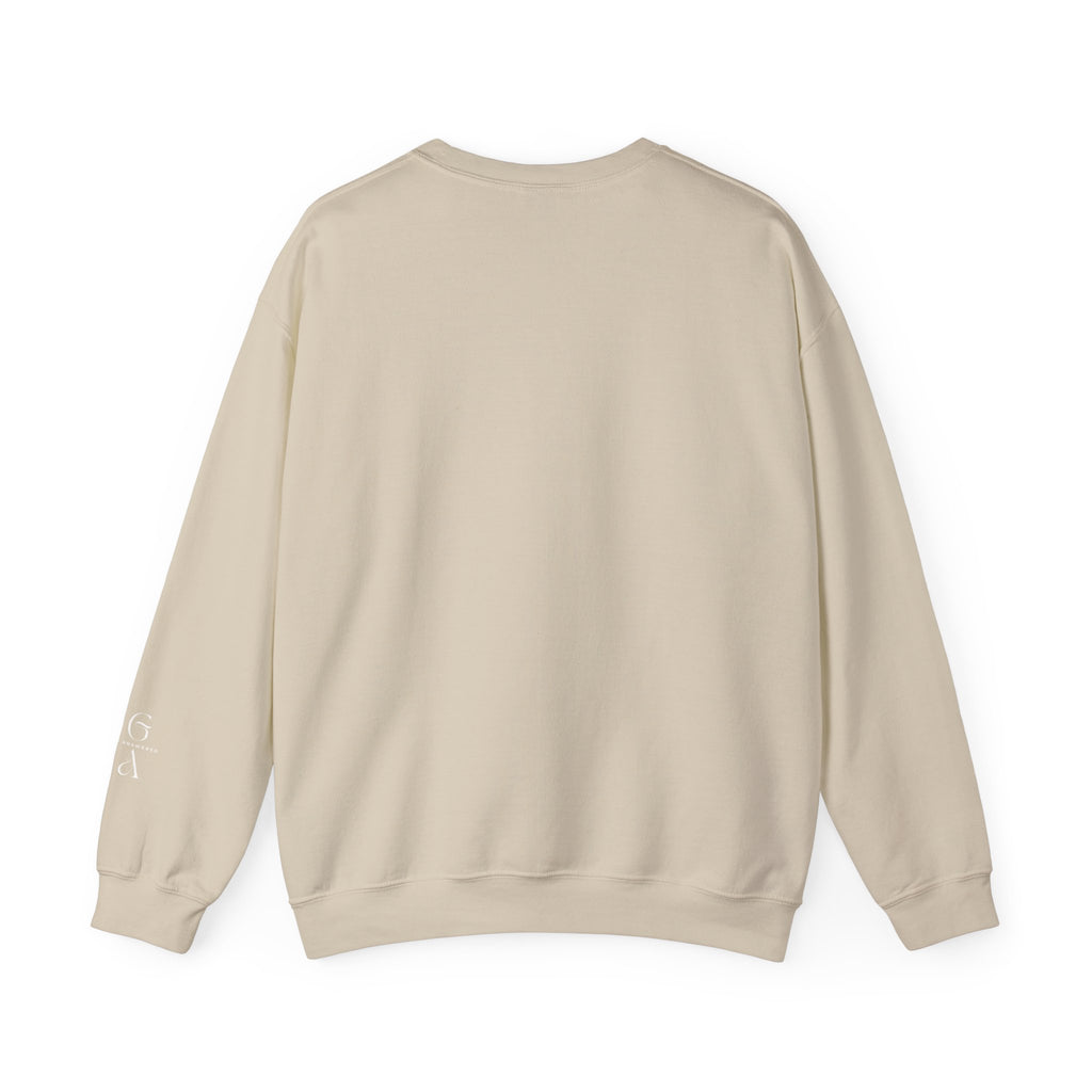 Make Heaven Crowded Script Sweater | Christian Sweater.