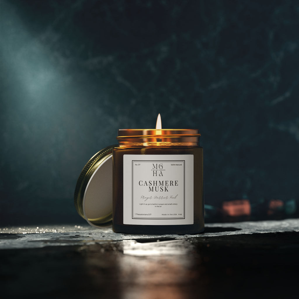 Prayer Warrior Fuel Candle | Cashmere Scented Candle (4oz, 9oz)
