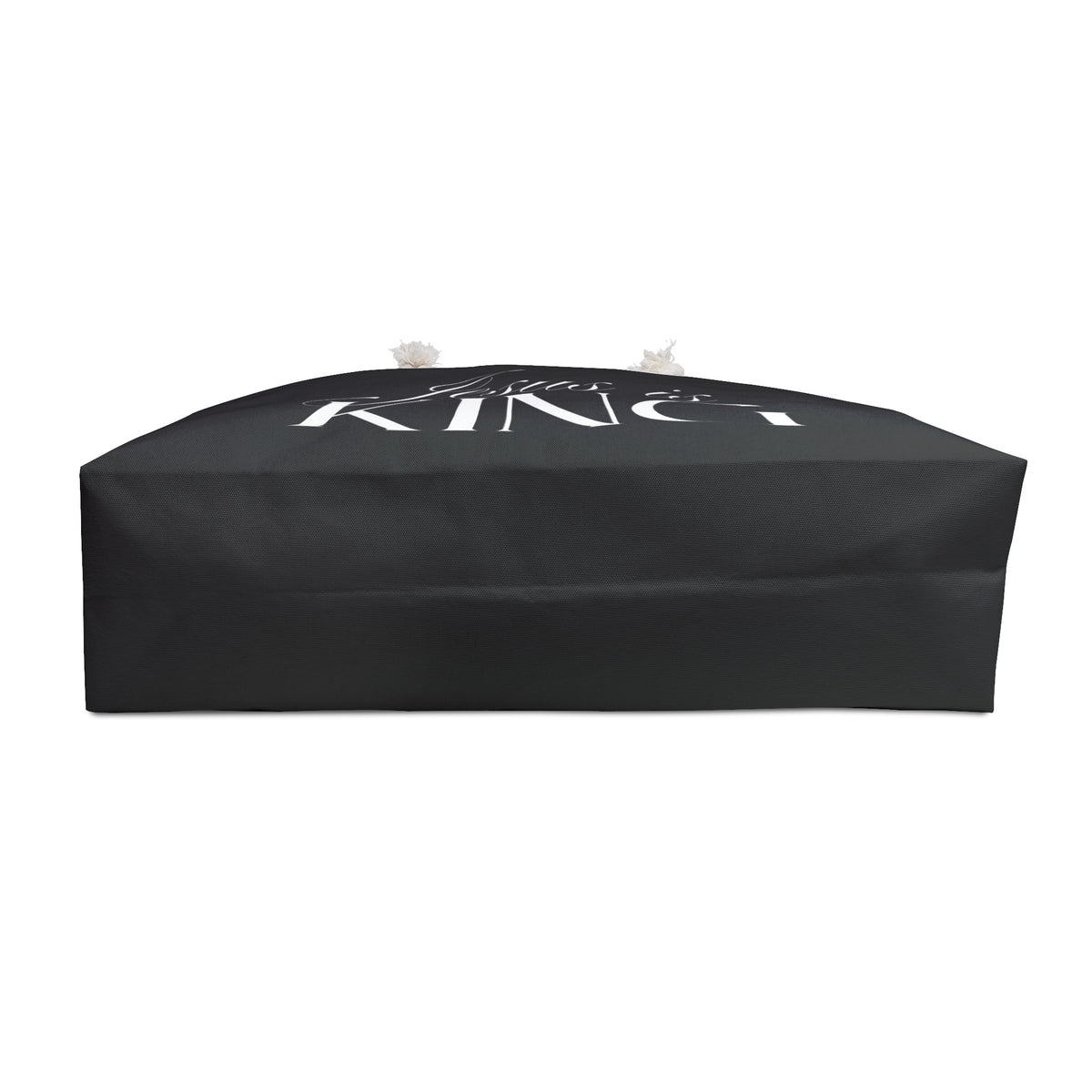 Jesus Is King |  Weekender Bag | Large Black Christian Travel Tote.